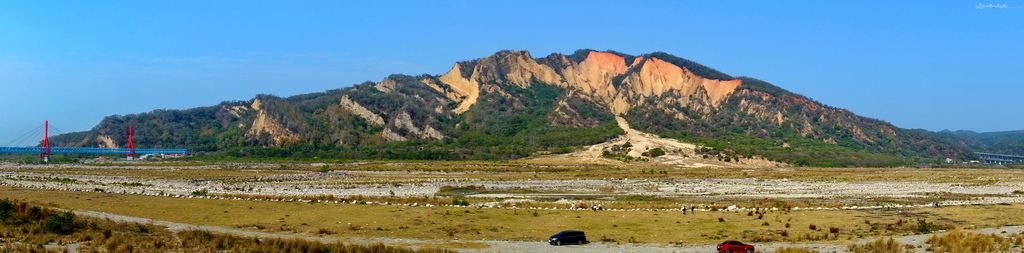 |苗栗|【苑裡鎮❤土城堤防-火炎山景觀點】不用爬山就能安全欣