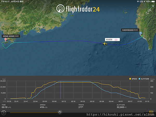 20191024  KA459  KHH-HKG