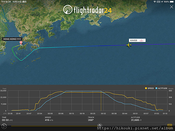 20191024  KA459  KHH-HKG