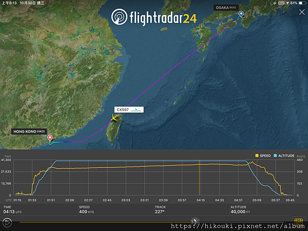 20191029  CX597  KIX-HKG