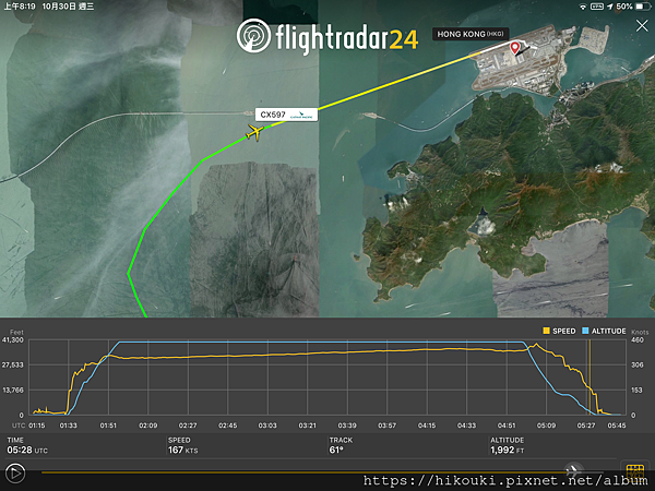 20191029  CX597  KIX-HKG