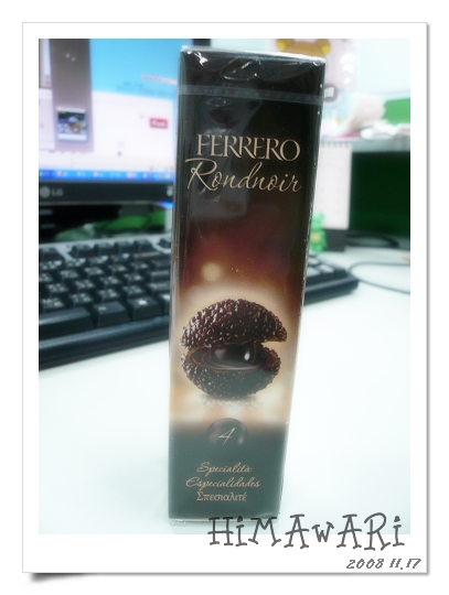 FERRERO。朗莎黑巧克力