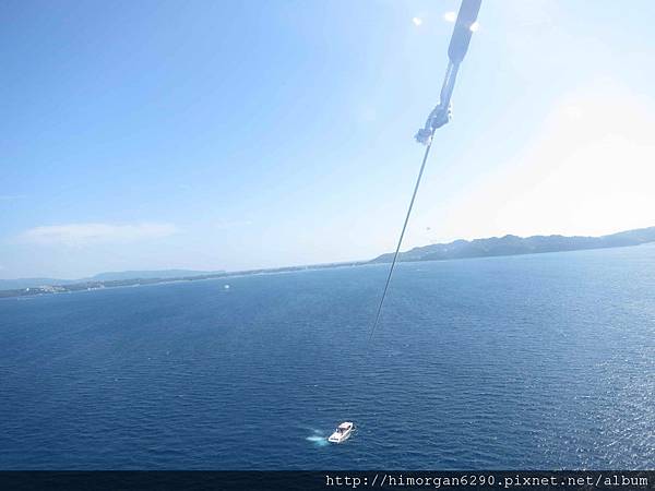 長灘島拖曳傘上面風景