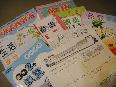 [小二]一個得腸病毒小孩的作業(99.10.7)