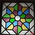 蘇州園林的趣味(7):獅子林的彩色花窗入畫來3(96.7.26)