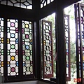 蘇州園林的趣味(7):獅子林的彩色花窗入畫來8(96.7.26)