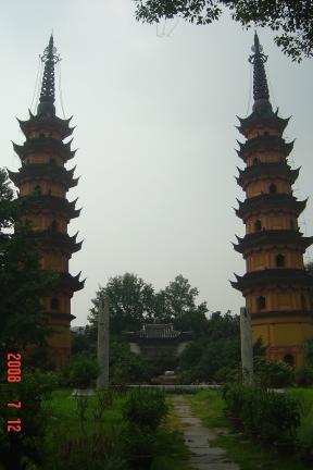 蘇州,定慧寺和雙塔+千層餅(97.7.12)