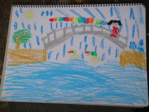 板橋，林家花園畫畫(102.2.5)