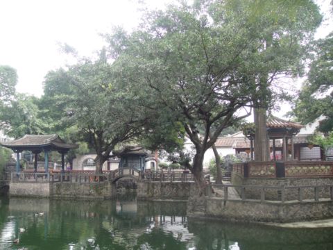 板橋，林家花園畫畫(102.2.5)