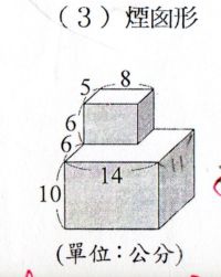 [小五]錯綜複雜的表面積計算(103.5.7)