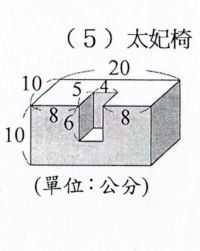 [小五]錯綜複雜的表面積計算(103.5.7)