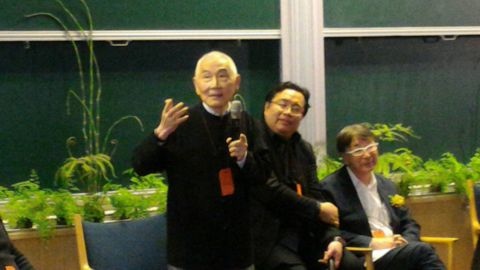 伊東建築師回訪台大社科院(106.4.11)
