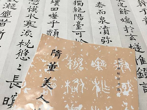 書法端步篇 1 ~ 臨隋董美人墓志(108.2.26) 書法端步篇 1 ~ 臨隋董美人墓志(108.2.26)