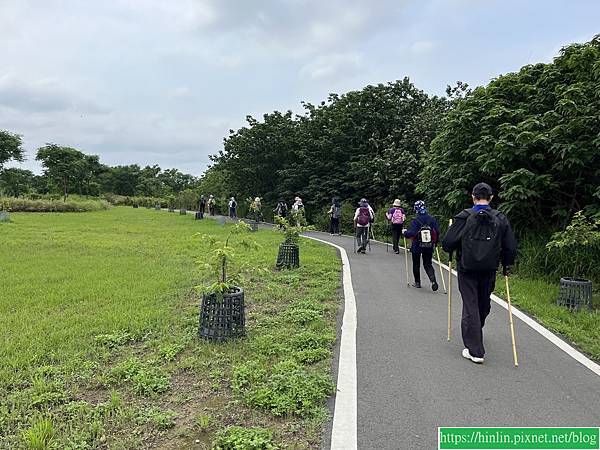 健走杖運動課 7 ~ 頭前溪左岸櫻花步道 - 溪埔子人工濕地 (113.5.2)