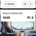 瑞士行 3 ~ 出發前安裝的第一個 App：SBB Mobile(113.8.14)