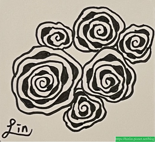 禪繞畫練習：在起和落之間，順著生命之流前進(114.11.2)