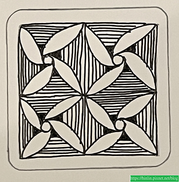 禪繞畫練習：Well 威爾(114.11.14)