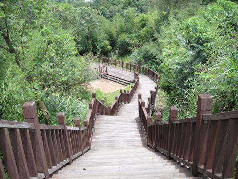 寶山鄉，寶二水庫吃早餐(98.10.28)