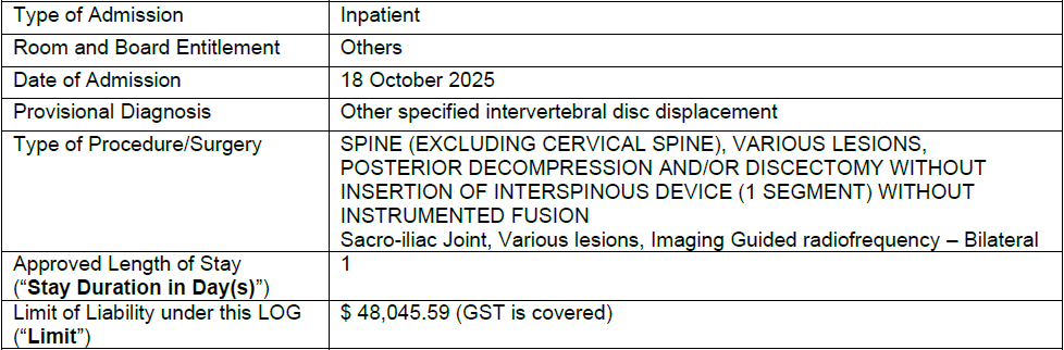 2025.10.18 在新加坡開刀要 130 萬?!