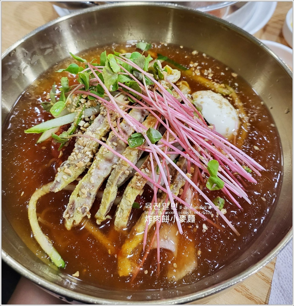 【釜山/草梁洞】◆肉餅小麥麵◆釜山站美食육전밀면