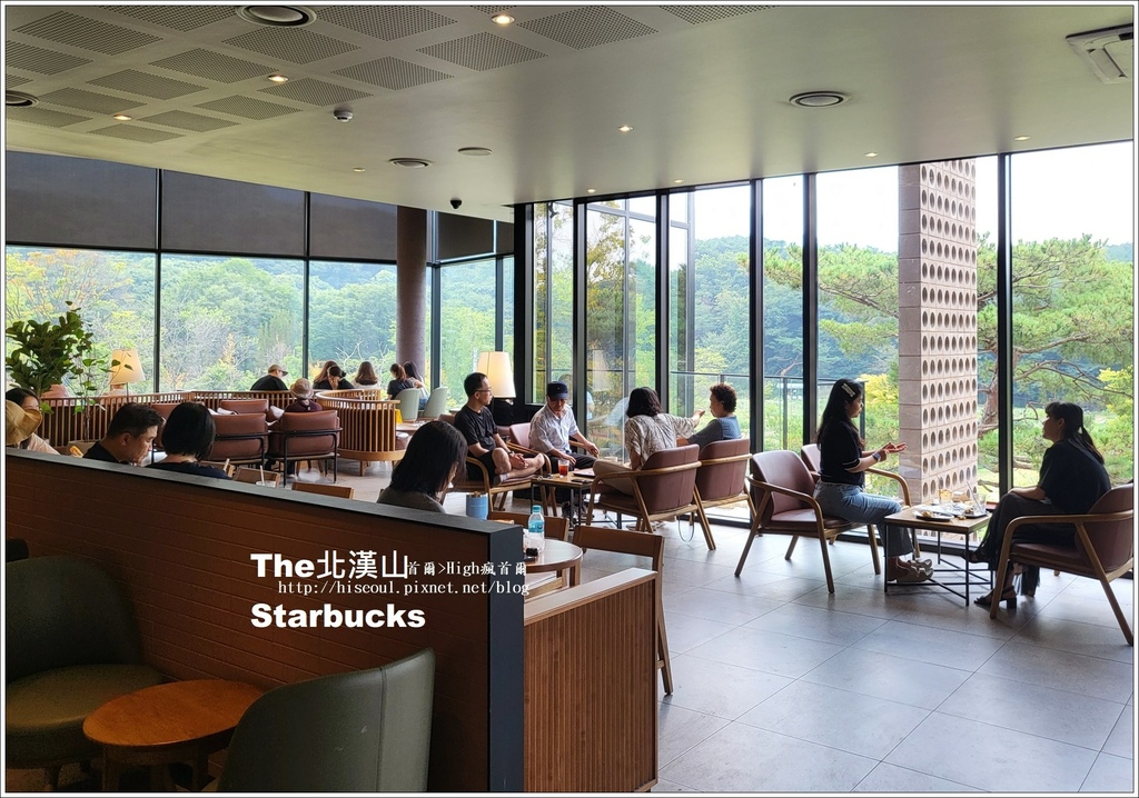 【首爾/恩平區】◆Starbucks The北漢山◆遙望北漢