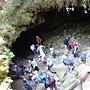 The entry of the Ape Cave