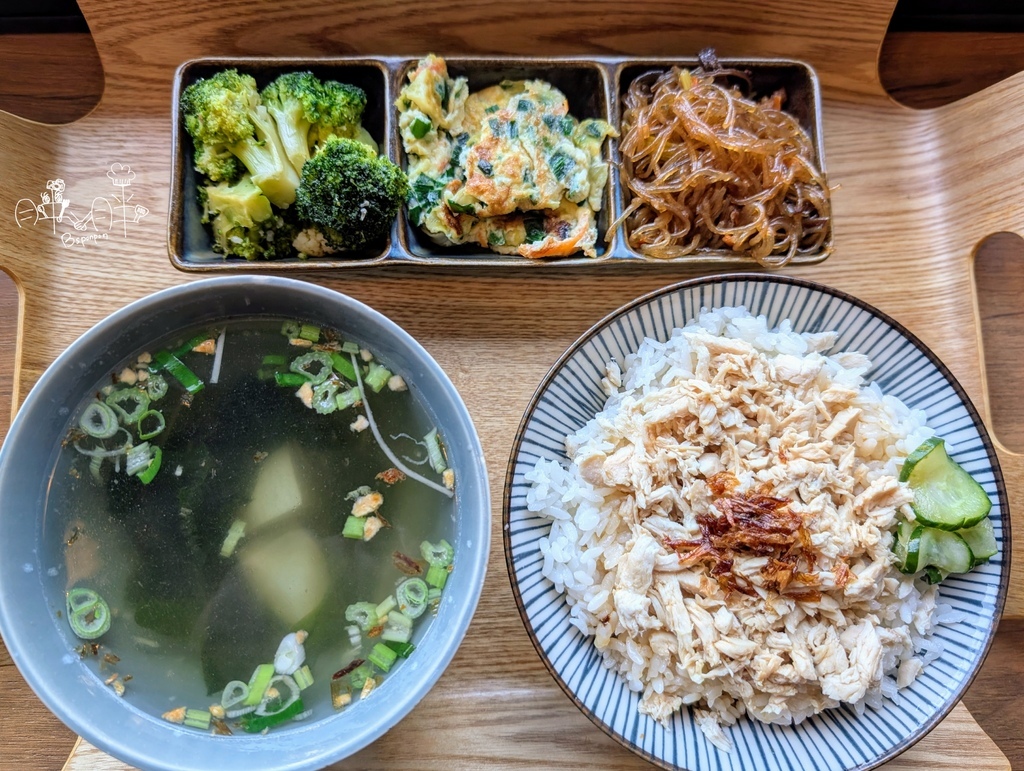 桃園八德美食，玥九茶府，玥九堂雞絲飯套