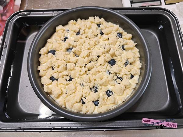 藍莓酥粒乳酪蛋糕 熊足跡 (35)