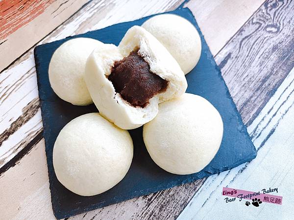 豆沙包子 熊足跡 (5)