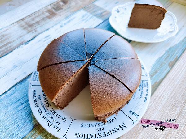 可可輕乳酪蛋糕 熊足跡 (9)