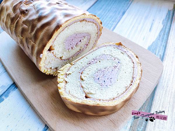 虎皮蛋糕卷 熊足跡 (2)