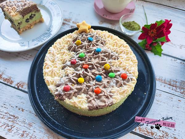 三層乳酪慕斯 大麥若葉 熊足跡 (245)