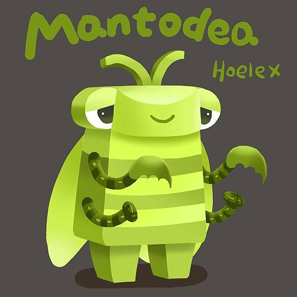 DODO ZOO 方塊動物-Mantodea螳螂鐮刀手-hoelex.jpg
