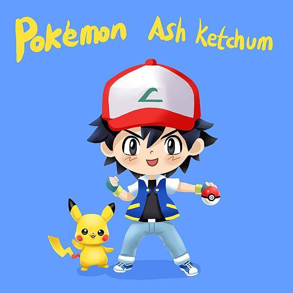 二等身Q版-寶可夢Pokémon小智Ash Ketchum-HOELEX.jpg