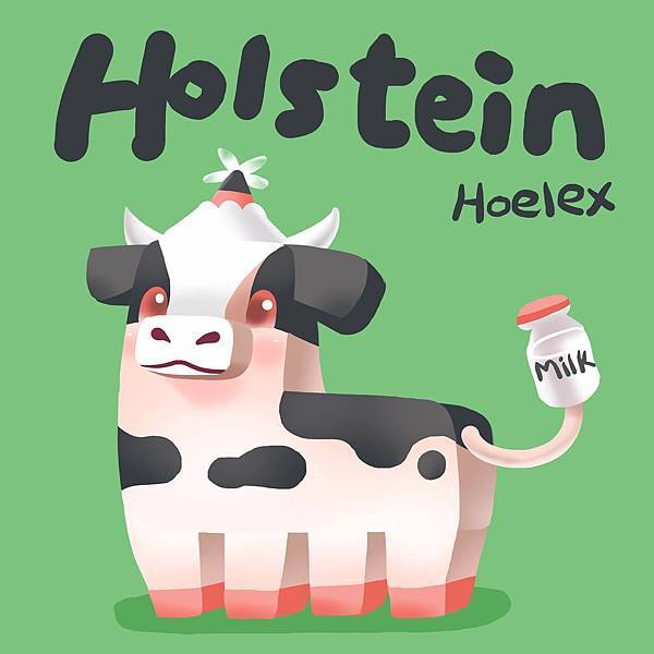 DODO ZOO 方塊動物-123-Holstein荷蘭霍爾坦乳牛(乳乳)-hoelex.jpg