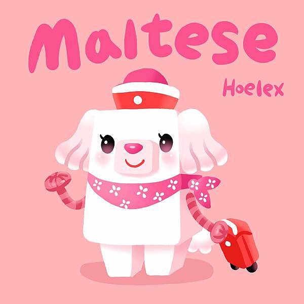 DODO ZOO 方塊動物-128-Maltese瑪爾濟斯空姐(美美)-hoelex.jpg