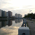 安平路旁的台南運河