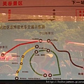 鍾山風景區交通車路線圖