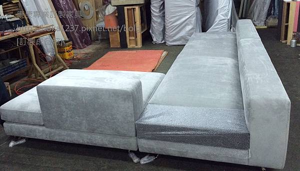 康康專業訂製家具-成品-MW款_L型布沙發寬330長230cm-3