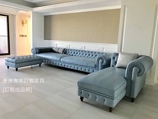 Chester One半苯染皮沙發W370*D120+腳椅120*70+貴妃椅L197*D106 Chester One半苯染皮沙發W370*D120+腳椅120*70+貴妃椅L197*D106