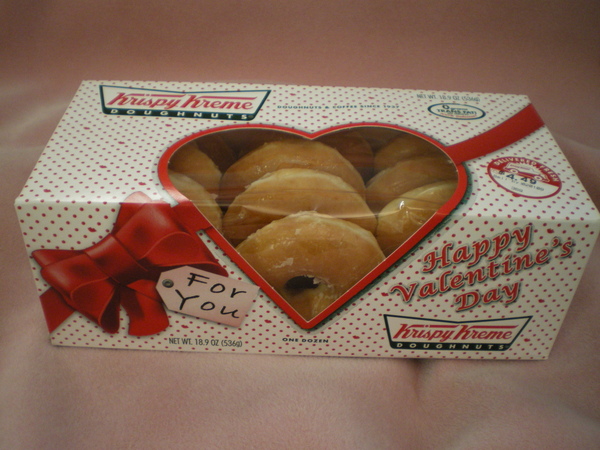 Krispy Kreme V-Day special packing