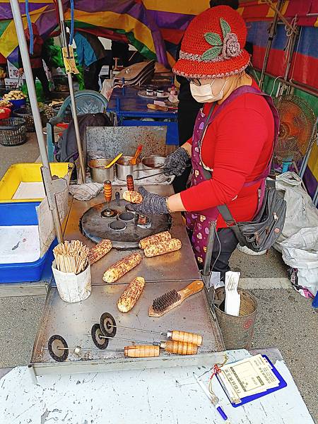 【雲林褒忠美食】【烤玉米】與眾不同烤法帶出玉米的香氣—九姐妹