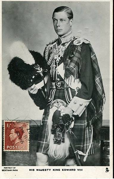 【原圖卡玩樂趣】第149篇—1937年英國愛德華八世King