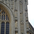 Carved angels on the Abbey