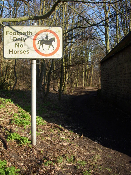 Footpath Only No Horses