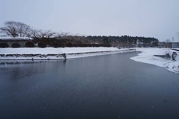 冬天日本北海道函館聖誕假期雪景-五稜廓 ごりょうかく