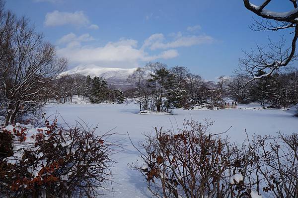 冬天日本北海道函館聖誕假期雪景-新日本三景 大小沼國立公園