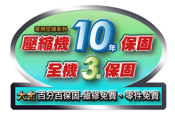 保固升級 大金空調家用系列 壓縮機10年 全機3年 保固 冷之源冷氣安裝冷氣保養 痞客邦
