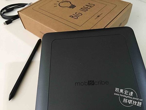 【開箱】MobiScribe E-ink電子筆記本+電子書閱讀器