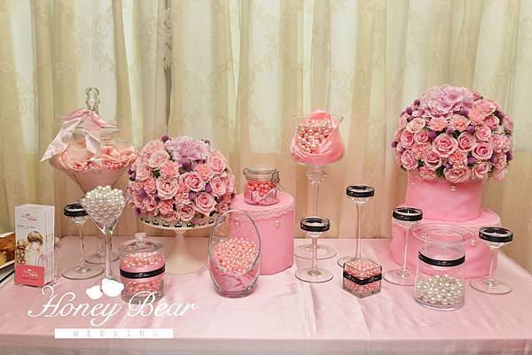 20140802 新人回娘家 哈妮熊 婚禮佈置